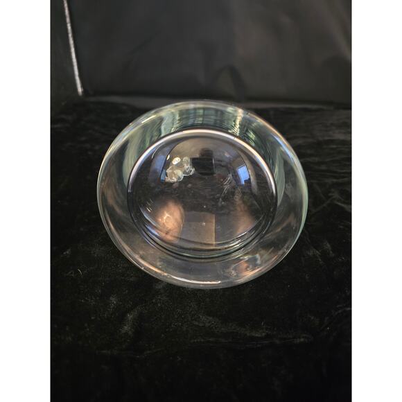 Small Adorable Glass Pitcher 7.5 Inches Tall 4.25 Inches at the Base - Picture 3 of 5